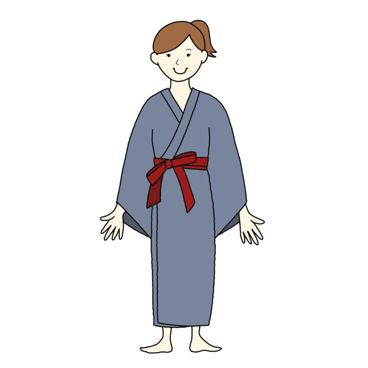 How to wear a Yukata